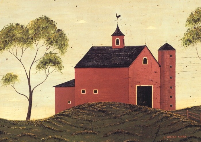 Warren Kimble Red Barn